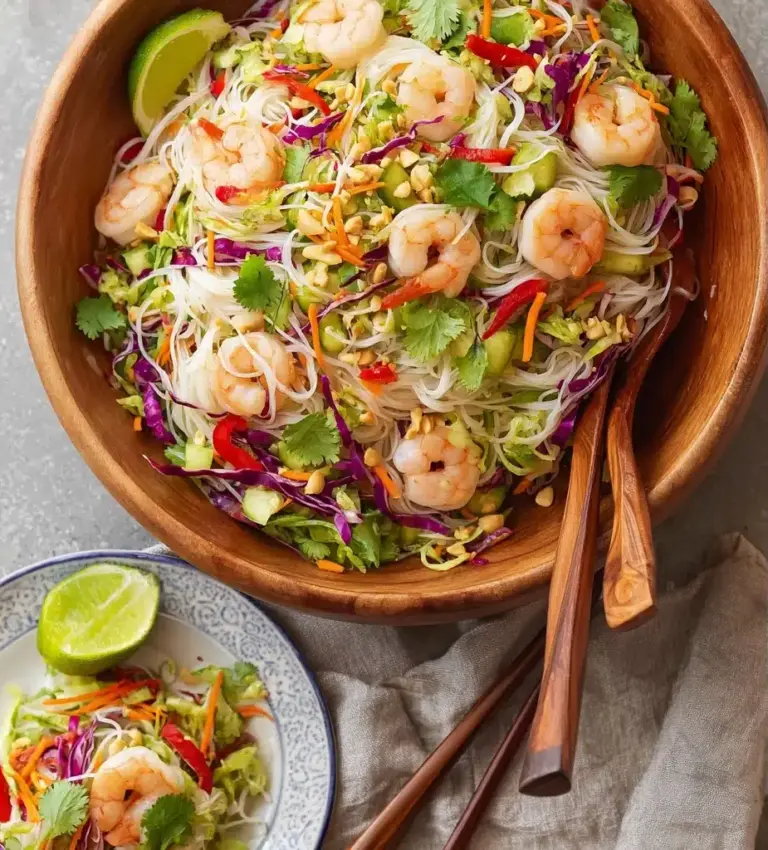 Spring Roll Salad with Spicy Ginger Dressing Recipe