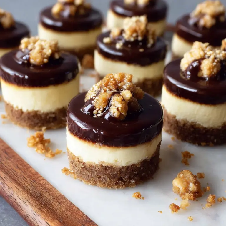 Mini Chocolate Cheesecake Bites Recipe