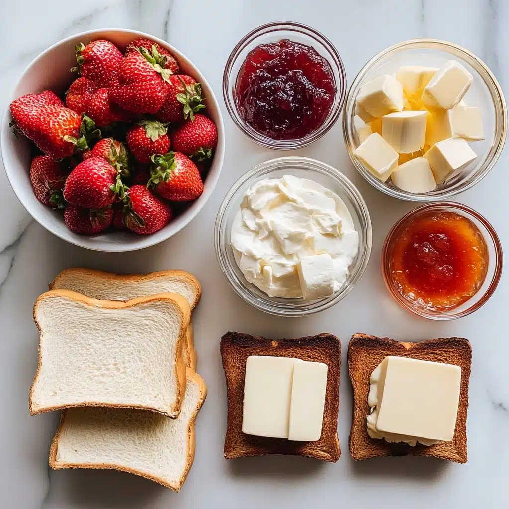 Fried Strawberry Cheesecake Sandwiches Recipe - Recipe Image