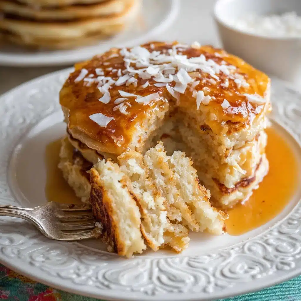 coconut cream pancakes Recipe - Recipe Image