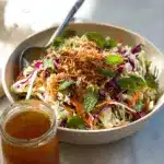 Easy Crunchy Asian Cabbage Slaw with Addictive Sesame Dressing