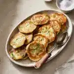Potato Pancakes with Savory Beef and Cheese