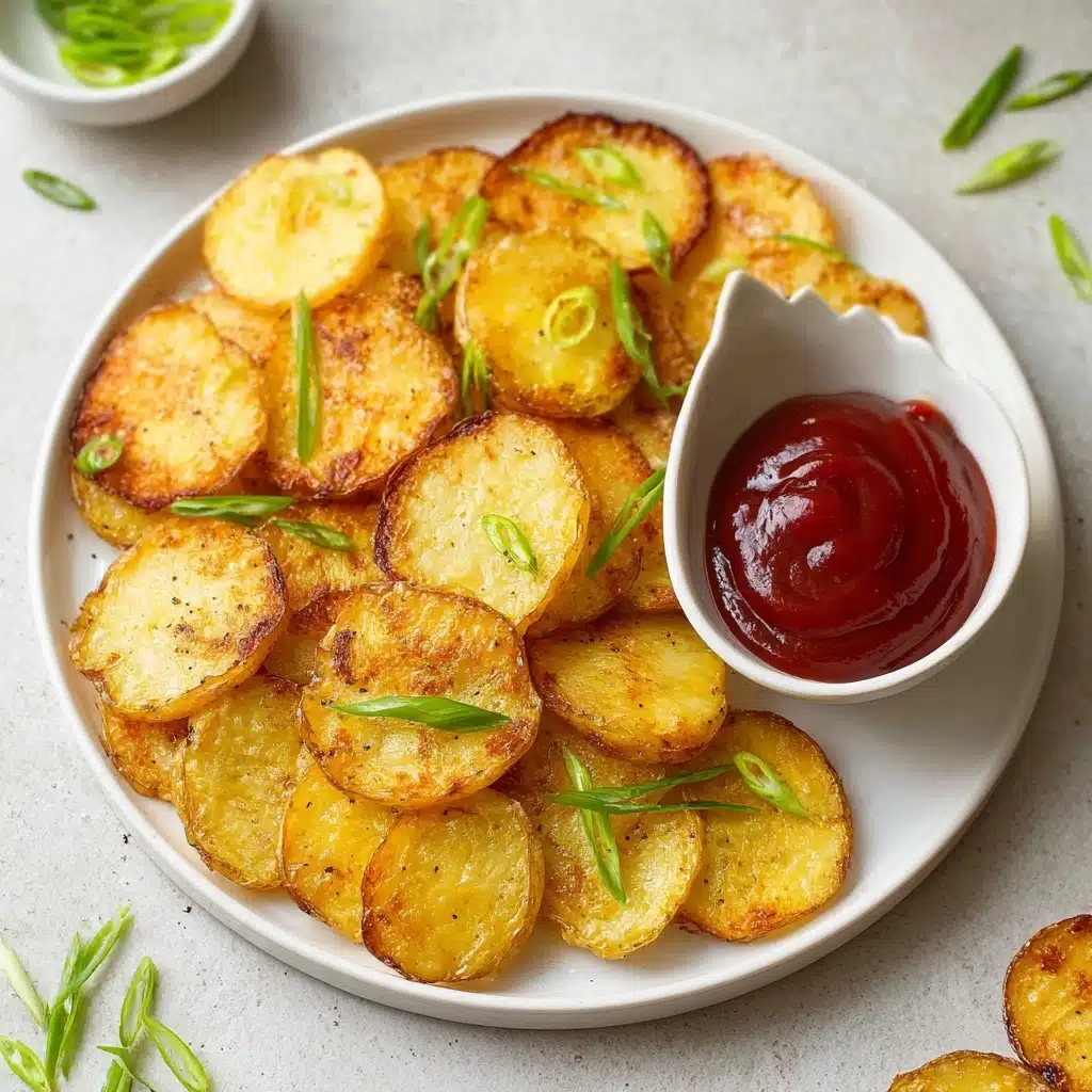 Crispy Air Fryer Sliced Potatoes Recipe - Recipe Image