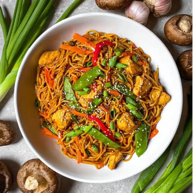 Delicious Chicken Lo Mein Recipe for Easy Meals Recipe