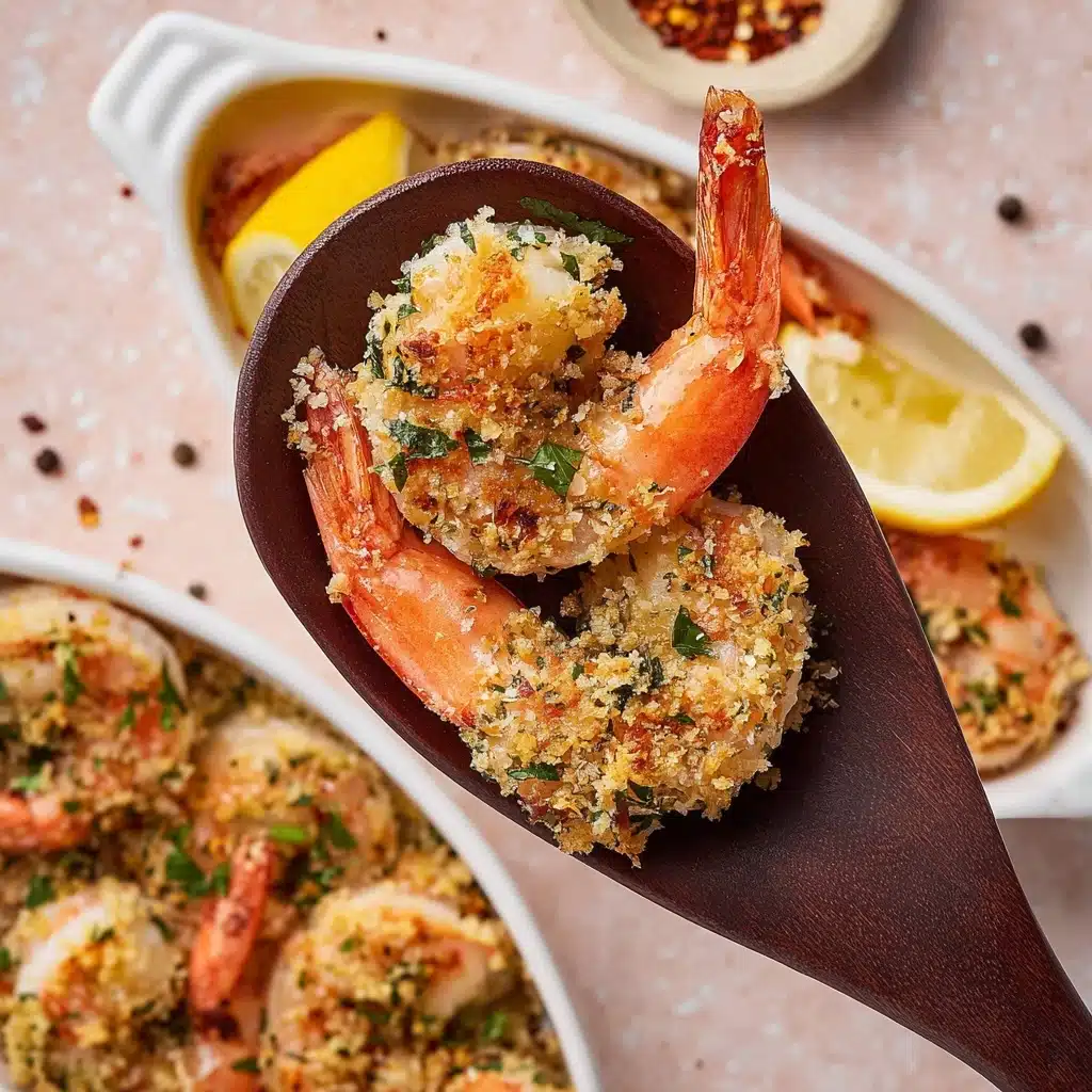 Garlic Herb-Baked Shrimp Oreganata Recipe - Recipe Image
