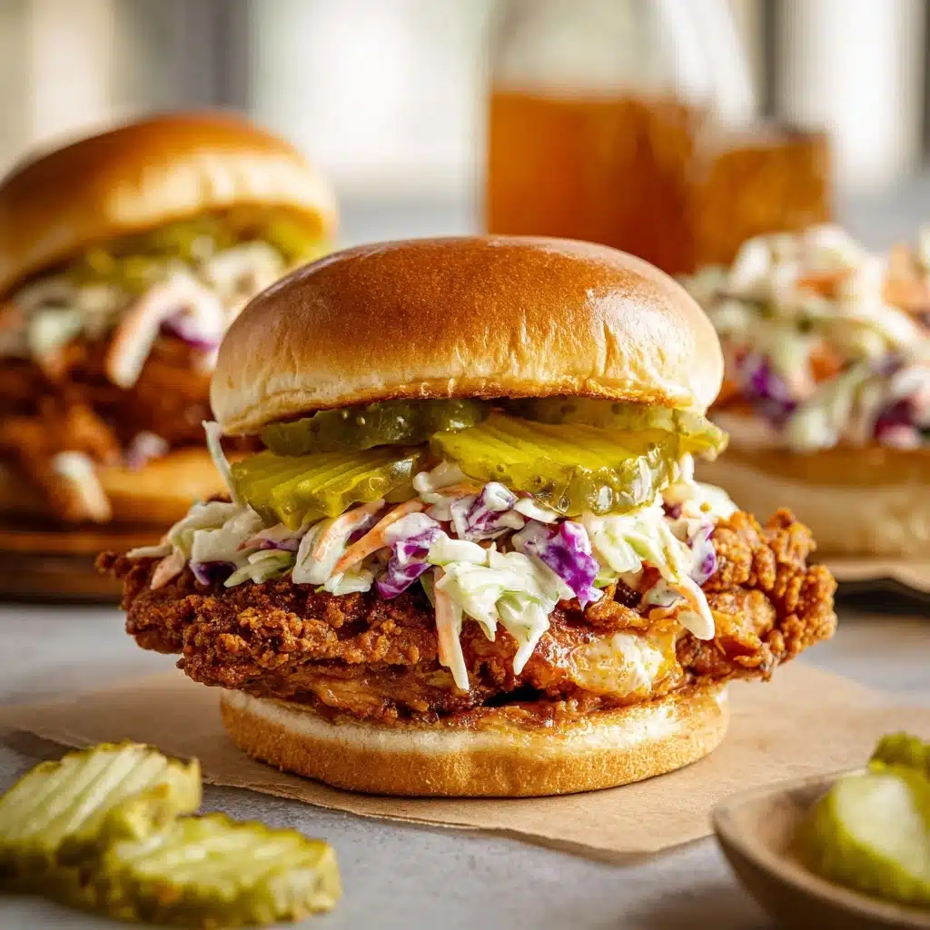 Nashville Hot Chicken Sandwiches Recipe - Recipe Image