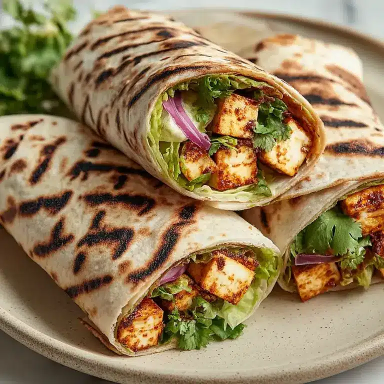 Sweet Chili Halloumi Wraps Recipe