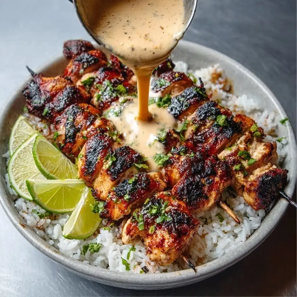 Sweet Chili Chicken Bowl with Coconut Lime Drizzle Recipe - Recipe Image