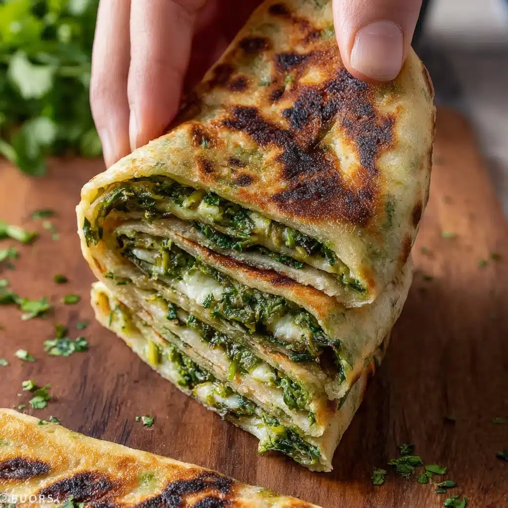 Gluten Free Stuffed Flatbread Recipe - Recipe Image