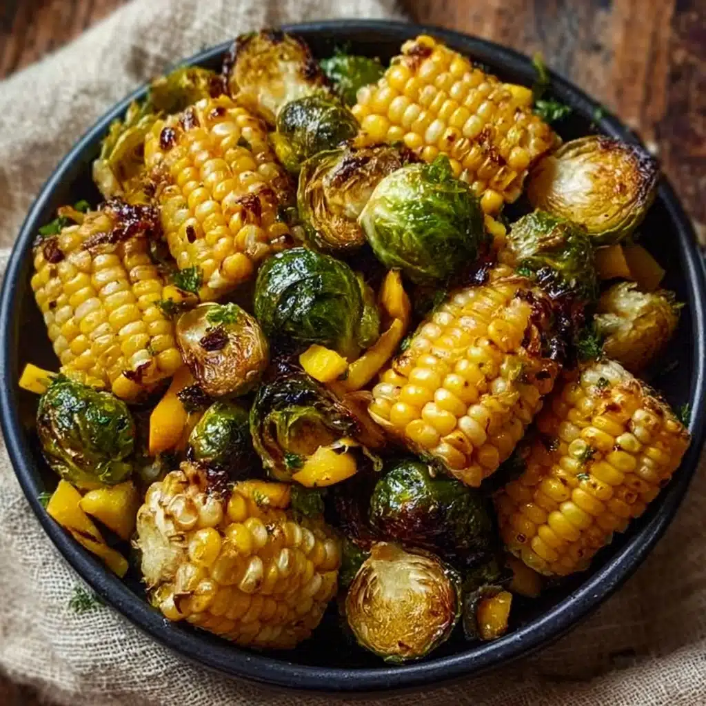 Mexican Street Corn Brussels Sprouts Recipe - Recipe Image