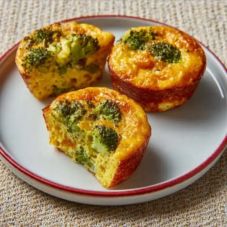 Broccoli Cheddar Quinoa Bites Recipe