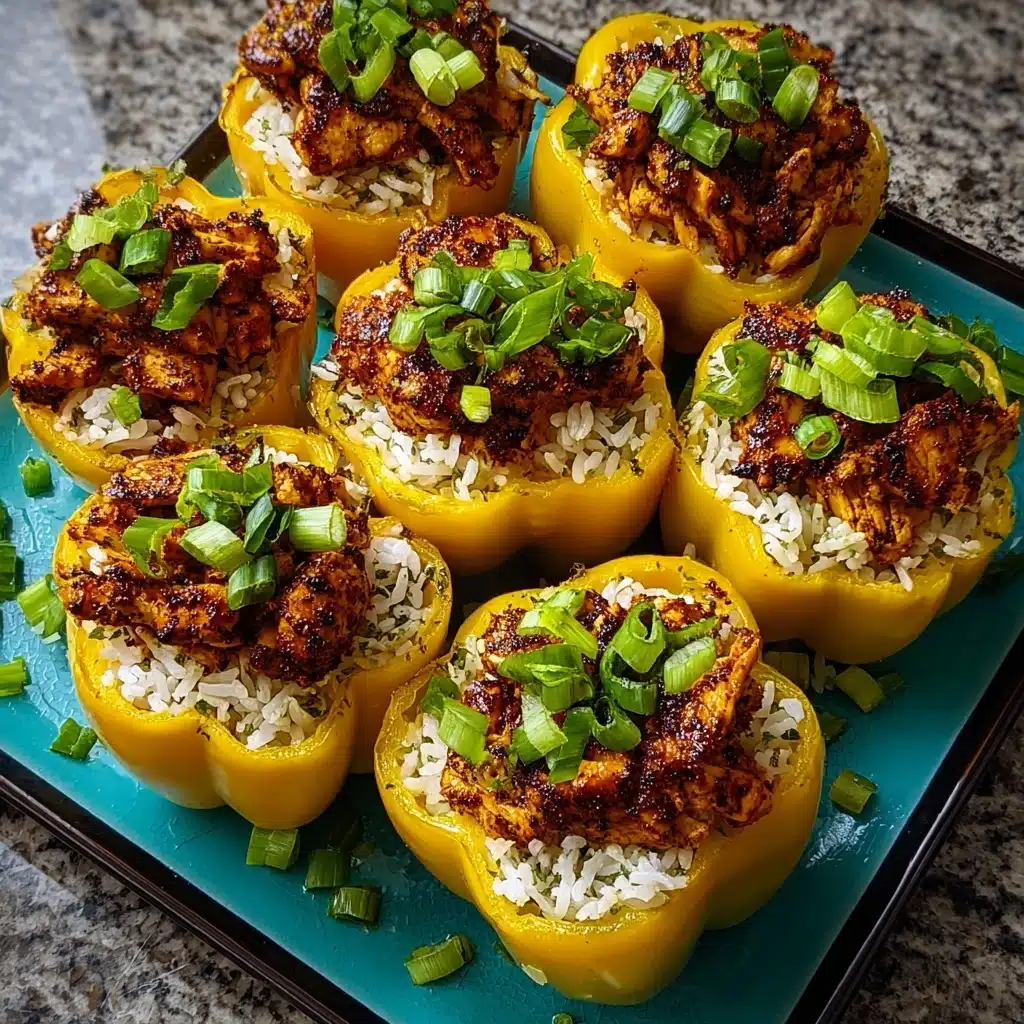 Teriyaki Pineapple Chicken & Rice Stuffed Peppers Recipe - Recipe Image