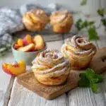 Peach Pie Cruffins Recipe