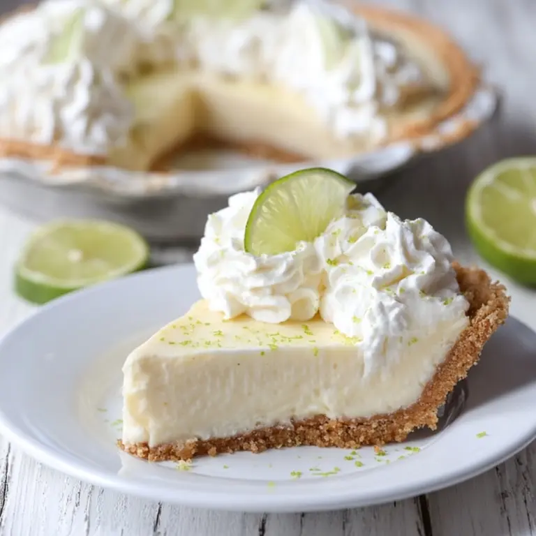 No-Bake Key Lime Pie Recipe