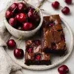 Roasted Chocolate Cherry Brownies Recipe