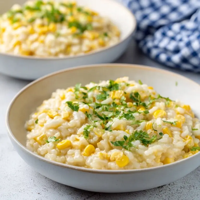 Sweet Corn Risotto Recipe