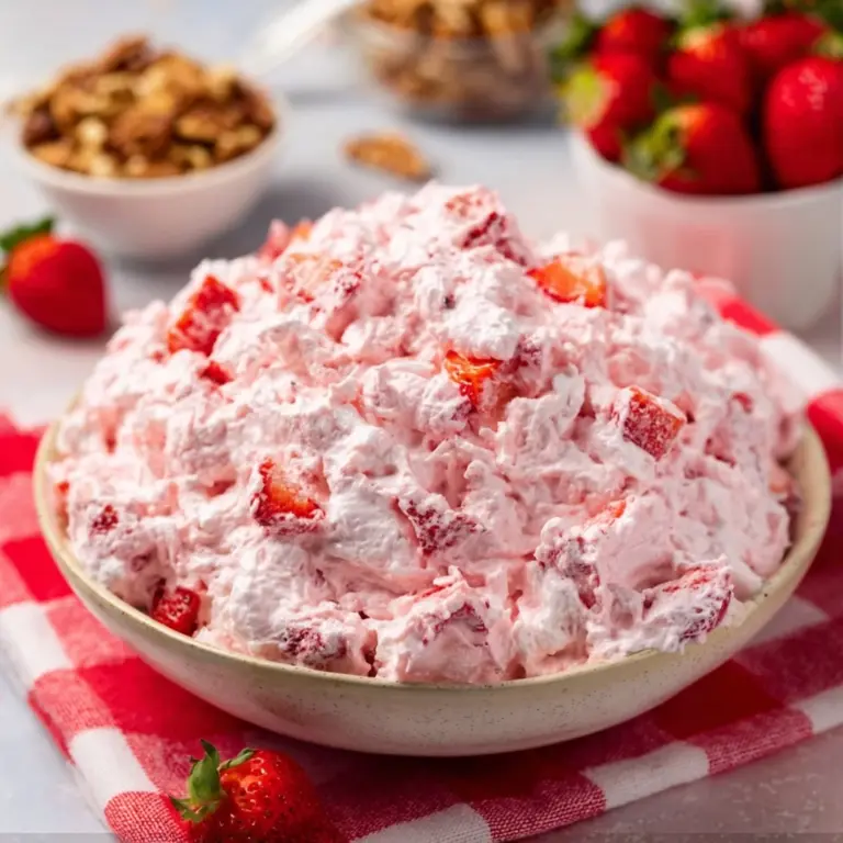 Strawberry Shortcake Fluff Salad Recipe