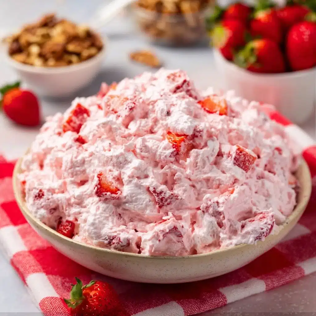Strawberry Shortcake Fluff Salad Recipe - Recipe Image
