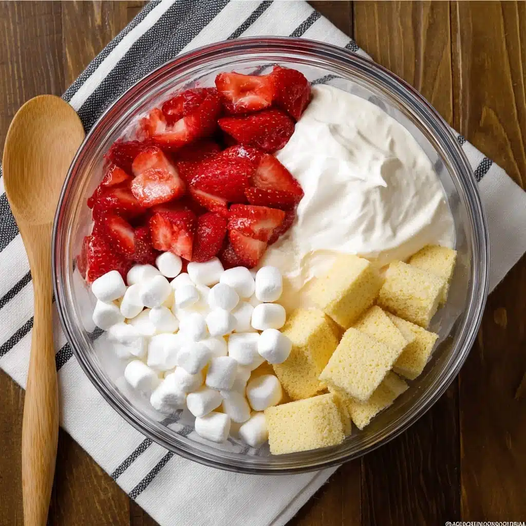 Strawberry Shortcake Fluff Salad Recipe