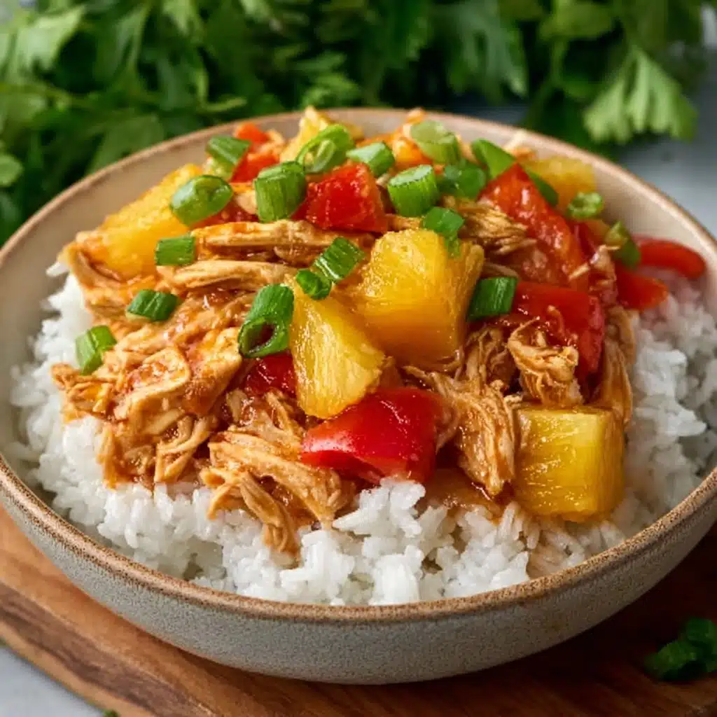 Easy Crockpot Pineapple BBQ Chicken Recipe - Recipe Image