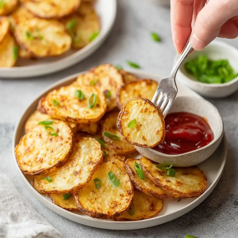 Crispy Air Fryer Sliced Potatoes Recipe