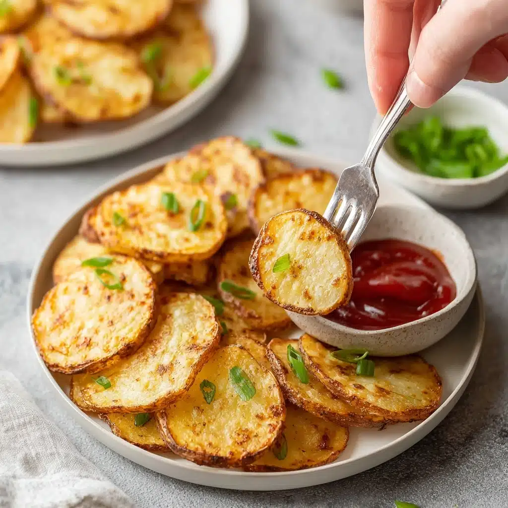 Crispy Air Fryer Sliced Potatoes Recipe - Recipe Image