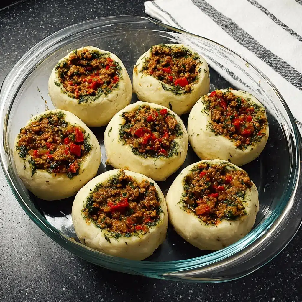 Stuffed Mashed Potato Nests Recipe - Recipe Image