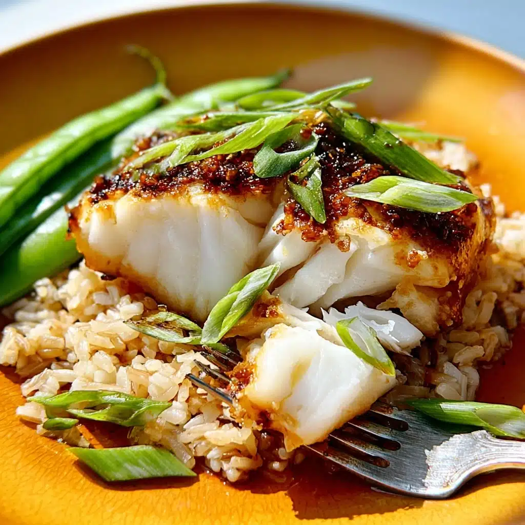 Ginger Soy Glazed Cod: A Flavorful and Healthy Seafood Dish Recipe - Recipe Image