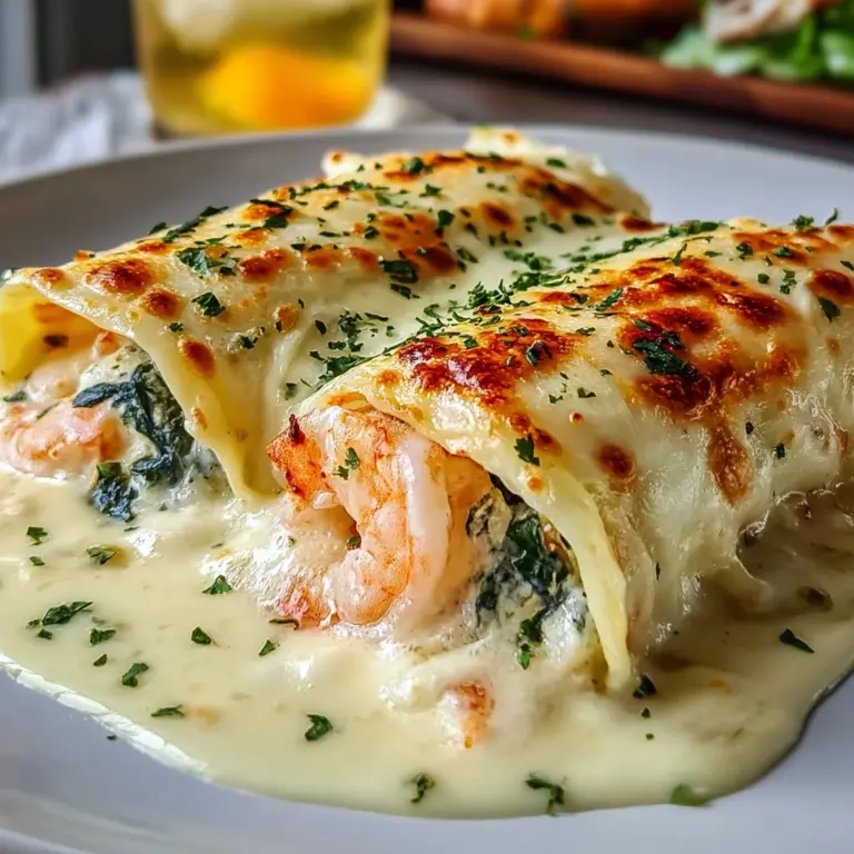 Shrimp & Crab Alfredo Lasagna Roll-Ups You’ll Crave Recipe