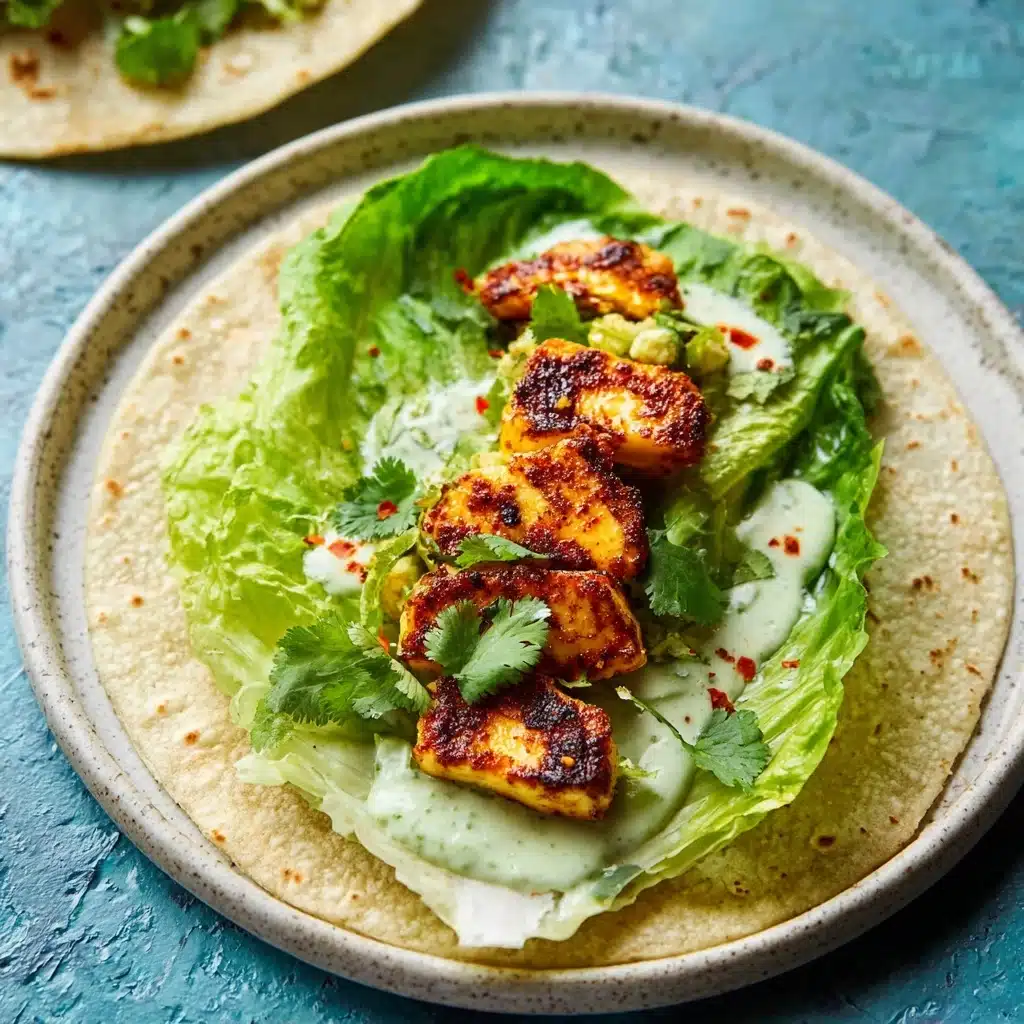 Sweet Chili Halloumi Wraps Recipe - Recipe Image