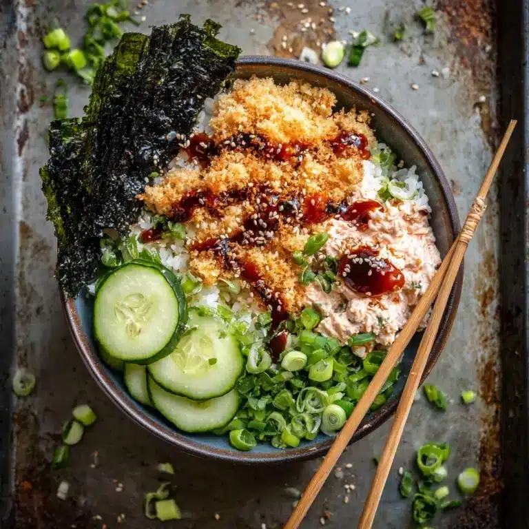 Spicy Tuna Sushi Bowls Recipe