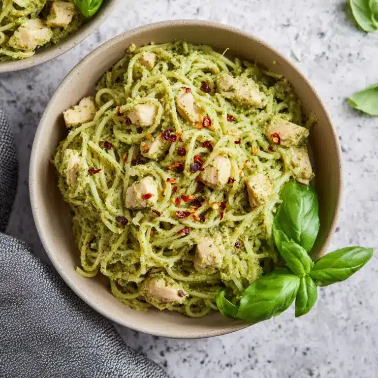 Chicken Pesto Spaghetti Squash Recipe