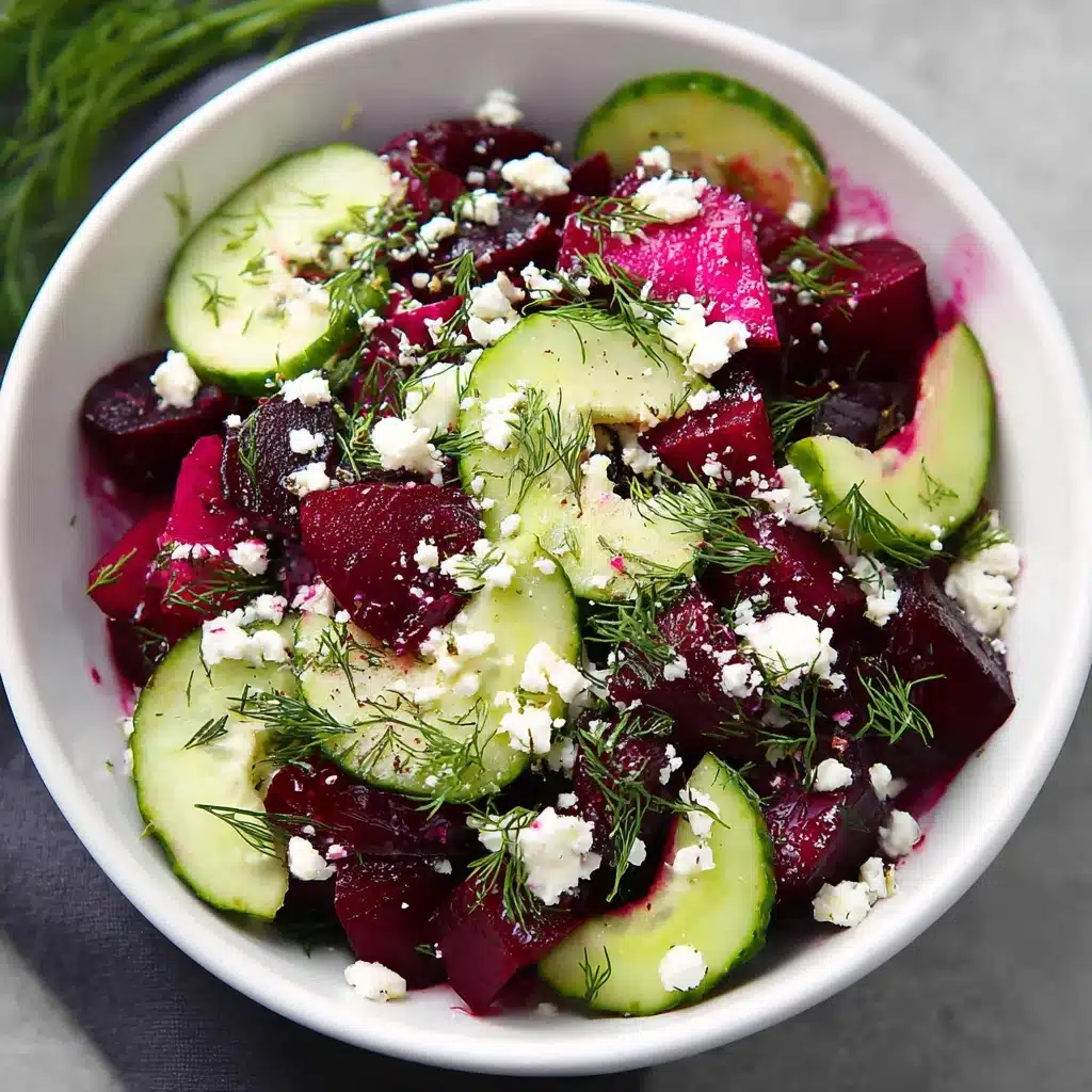 Beet Salad with Feta, Cucumbers, and Dill Recipe - Recipe Image