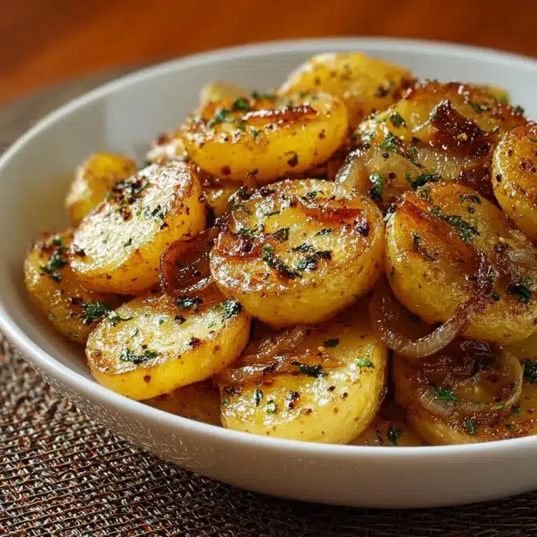 Slow Cooker Amish Savory Onion Potatoes Recipe