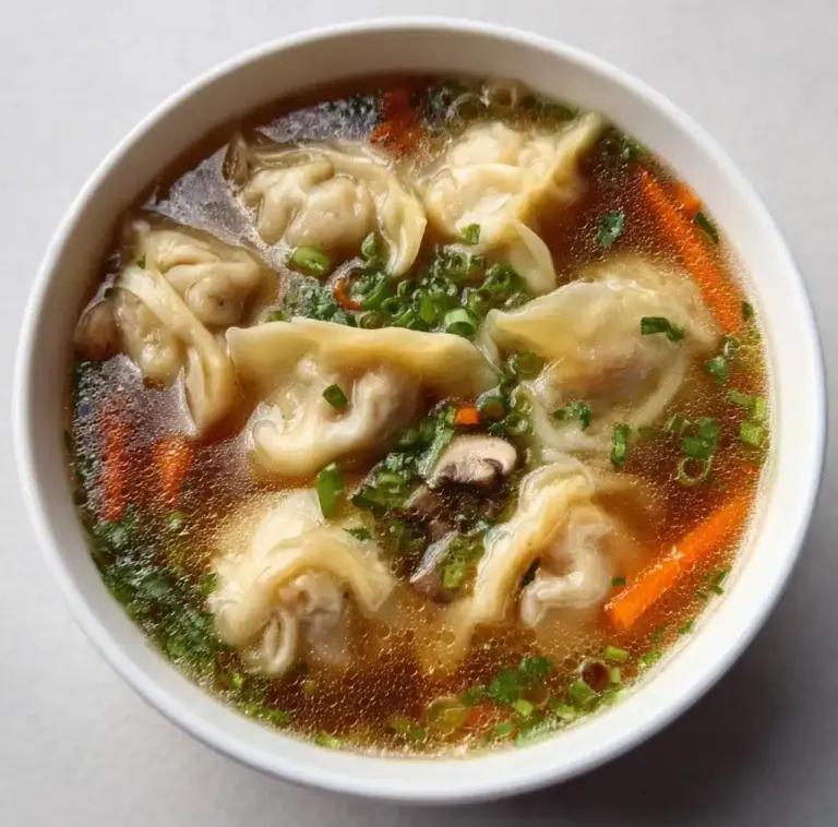 Comforting Potsticker Soup: A Delicious Hug in a Bowl Recipe