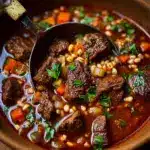 Beef & Barley Soup Recipe