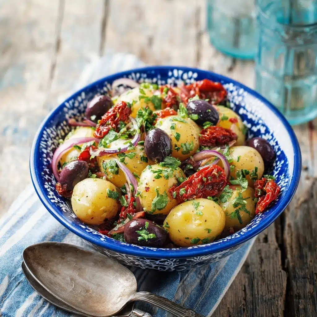 Healthy Mediterranean Potato Salad Recipe - Recipe Image