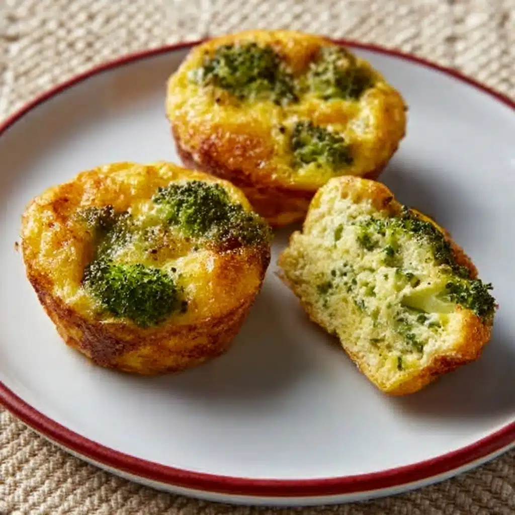 Broccoli Cheddar Quinoa Bites Recipe - Recipe Image