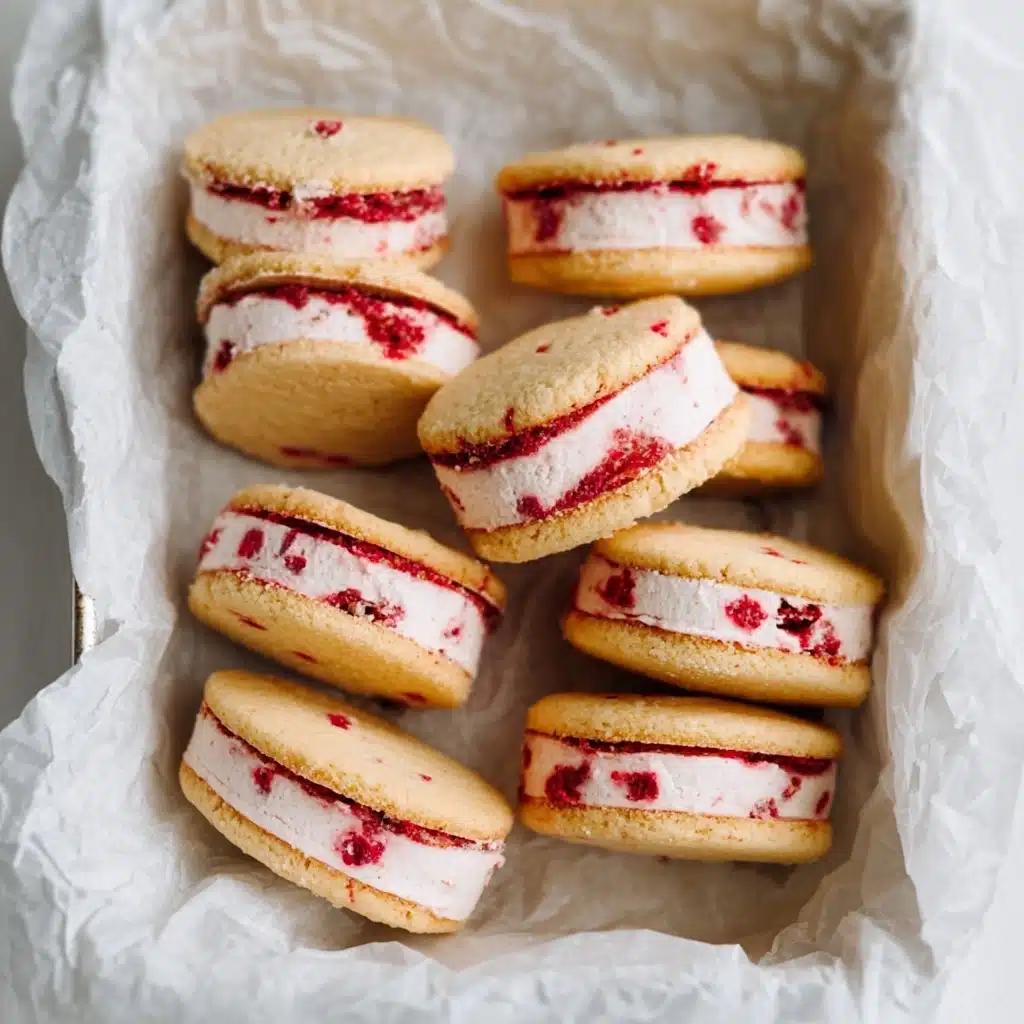 Lemon strawberry cheesecake sandwich cookies Recipe - Recipe Image