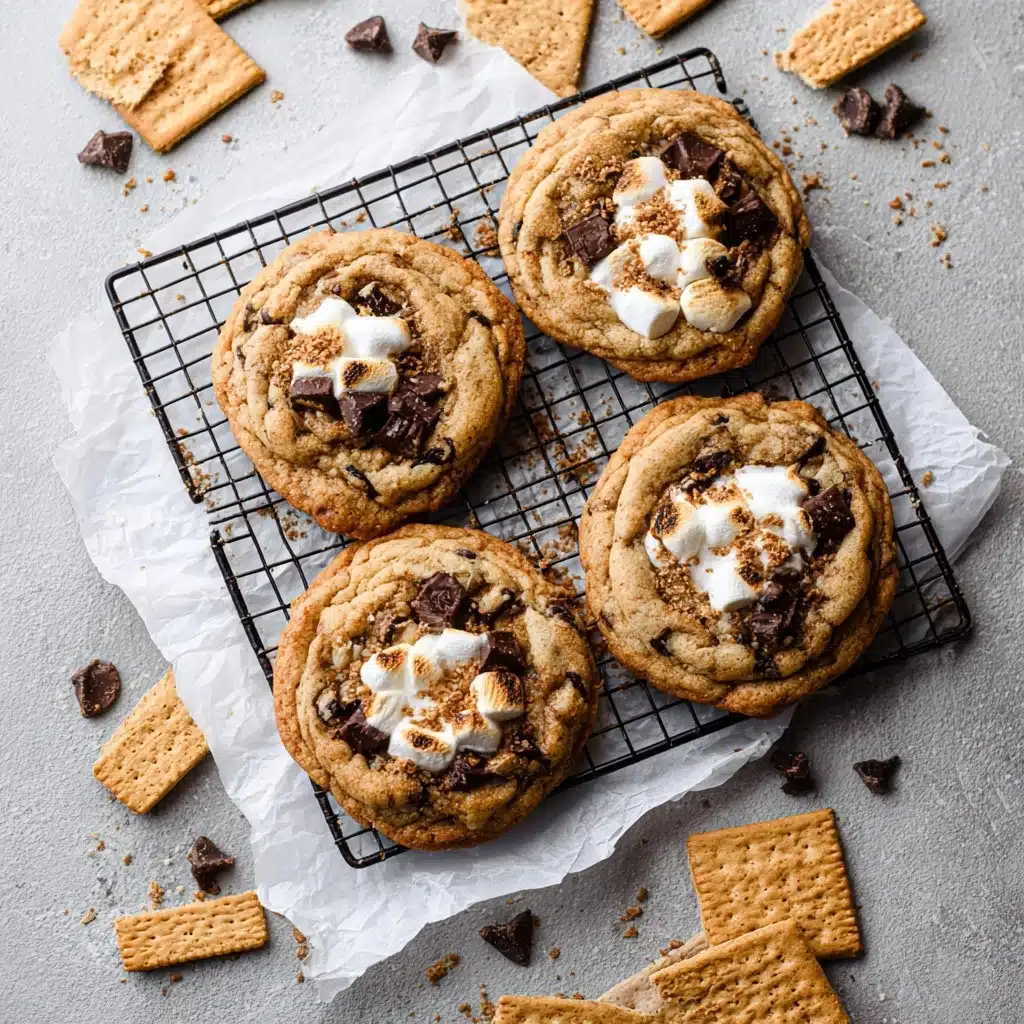 S’mores Marshmallow Cookies Recipe - Recipe Image