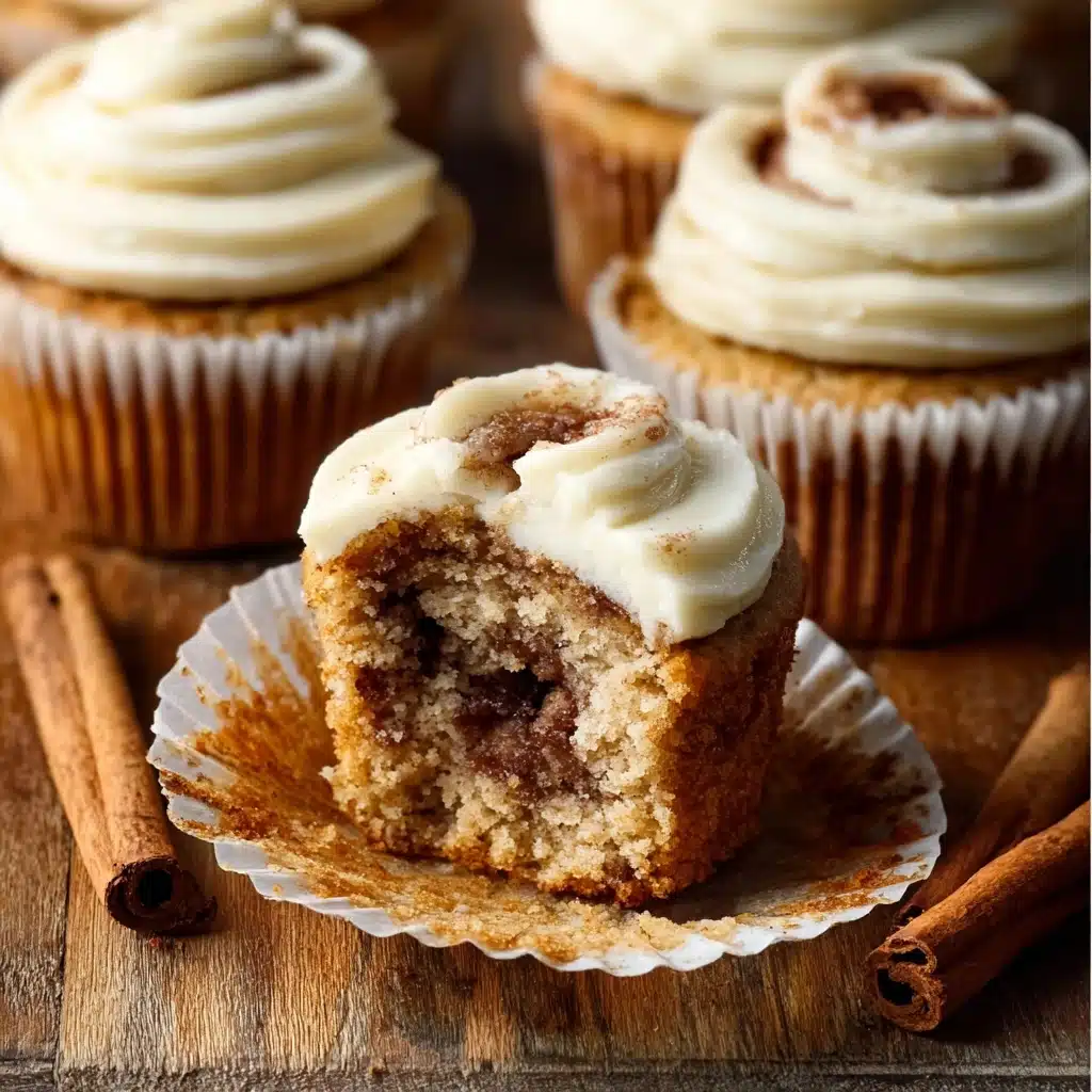 Cinnamon Roll Cupcakes Recipe - Recipe Image