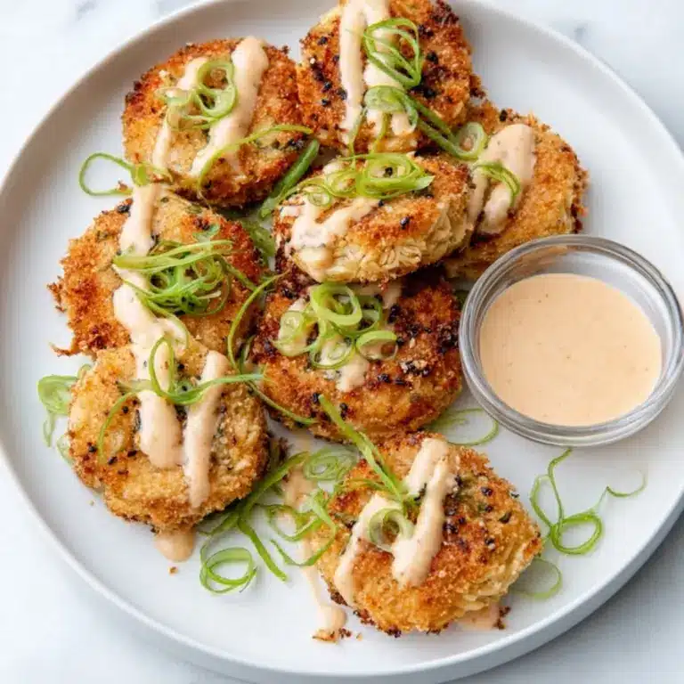 Asian-Style Tuna Cakes with Spicy Mayo Recipe