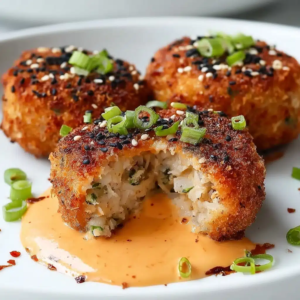 Asian-Style Tuna Cakes with Spicy Mayo Recipe - Recipe Image