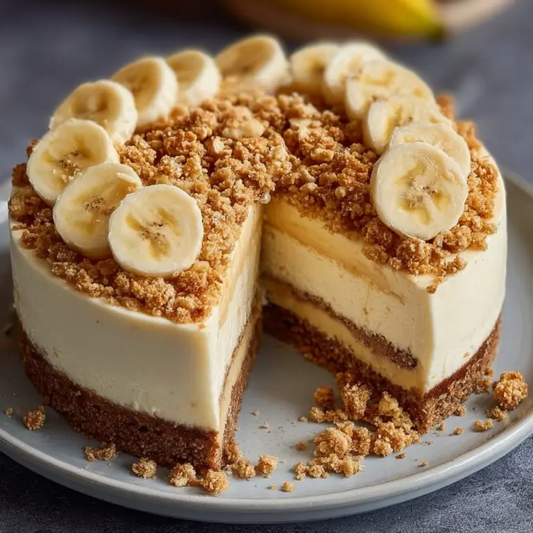 Banana Pudding Crunch Cheesecake Recipe