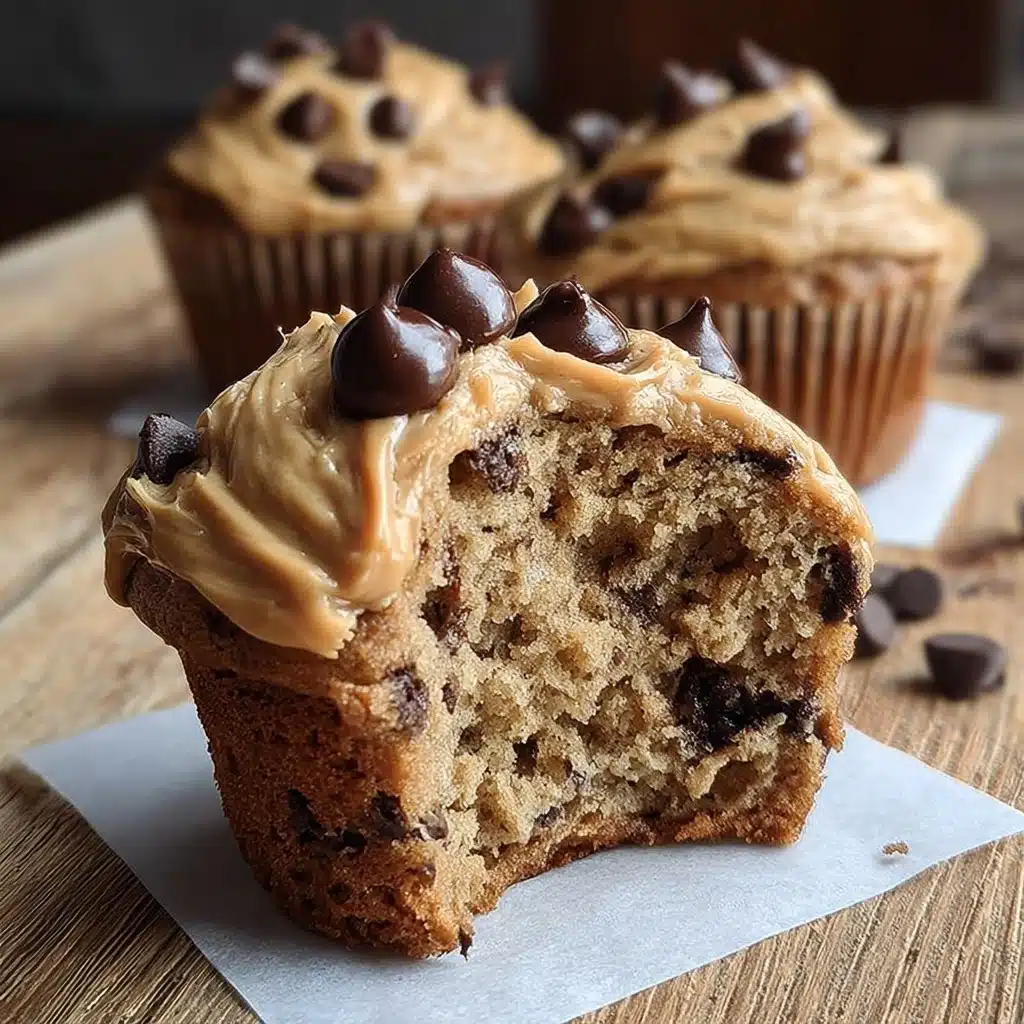 Healthy Greek Yogurt Peanut Butter Muffins with Chocolate Chips and Soft Centers
 - Recipe Image