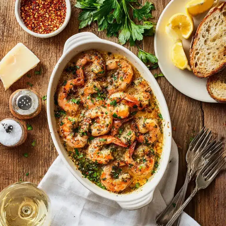 Garlic Herb-Baked Shrimp Oreganata Recipe