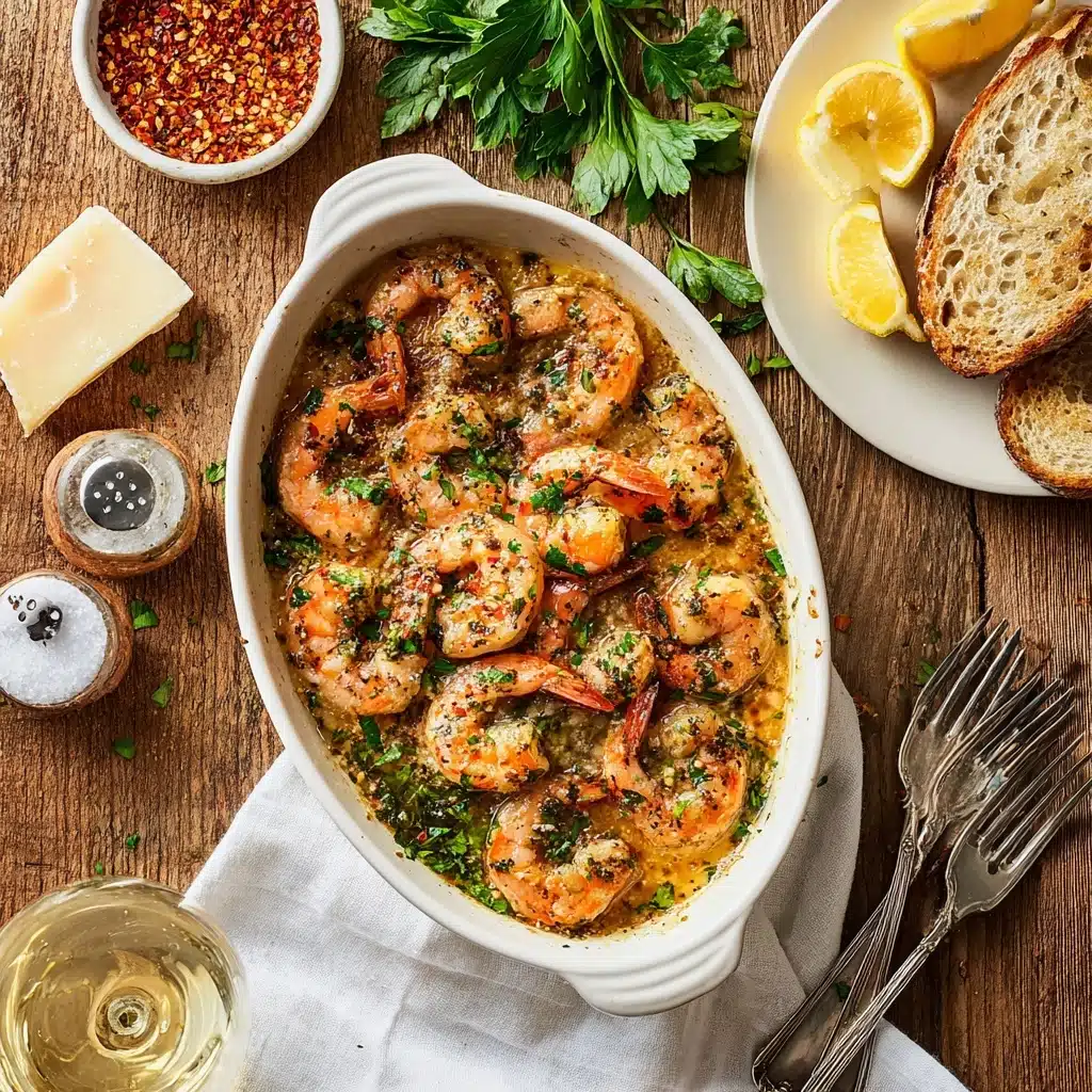 Garlic Herb-Baked Shrimp Oreganata Recipe - Recipe Image