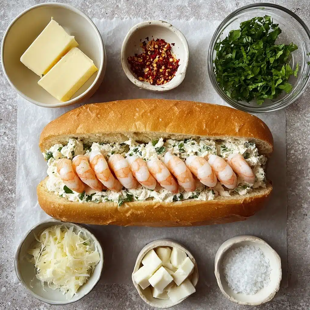 Crabby Shrimp-Stuffed Garlic Bread Bombs Recipe - Recipe Image