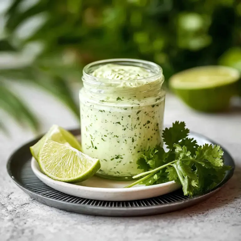 Creamy Cilantro Garlic Sauce: A Deliciously Versatile Recipe for Every Meal