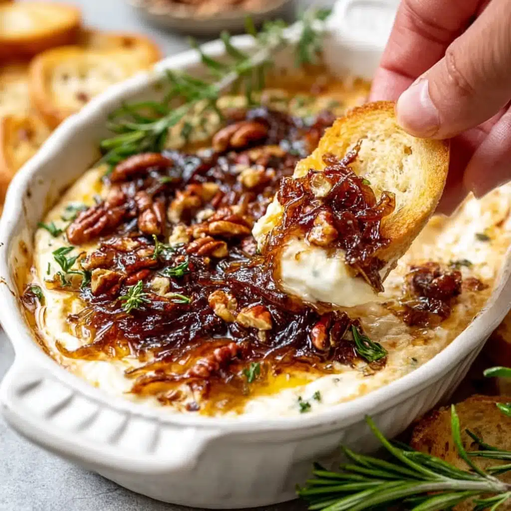 Goat Cheese Appetizer Spread with Fig Jam and Pecans Recipe - Recipe Image